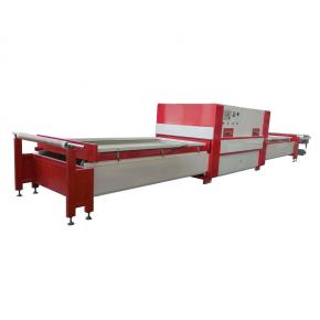 GC2513 Full Automatic Heating Vacuum Membrane press Machine For Cabinet Sliding Door Wall Furniture