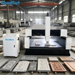 GC1625S-2H 1625  Double Heads Stone CNC Router Machine for Stone Marble Engraving 