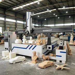 Hot Sale GC2040-4AR Cnc Router Machine Atc with 4 Axis Rotary Axis Swing Head