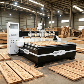 GC1325-6H Multi-Head CNC Router Machine For Wood