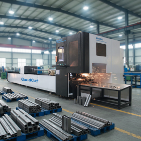 GC-6022FR Fiber Laser Cutting Machine for 6-12m H L C Round Square Type Pipe Tube - 副本