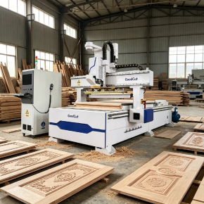 Jinan GC1530ATC GC1325ATC 4*9feet Nesting Automatic Tool Changer CNC Router Machine for Wood Aluminum