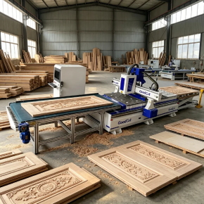 GC1325AF Nesting CNC Router Machine with Auto Load and Unload Device