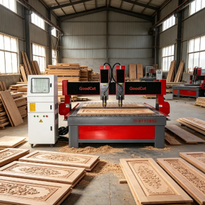GC2025 Dual heads Coffin CNC Router