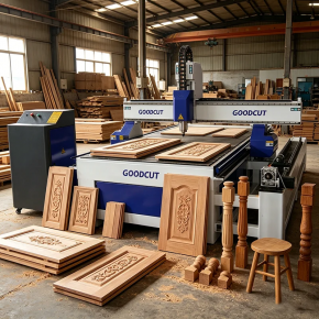 GC1325R CNC Router With Side Rotary