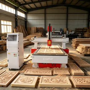 GC1325VH Heavy Duty Frame CNC Router With Vaccum Table