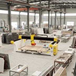 5+1 Axis GC3224B CNC Bridge Saw Cutting Machine for Kitchen Sinks, Kitchen Countertops, Ceramic Tiles, Floor Tiles, Sintered Stone